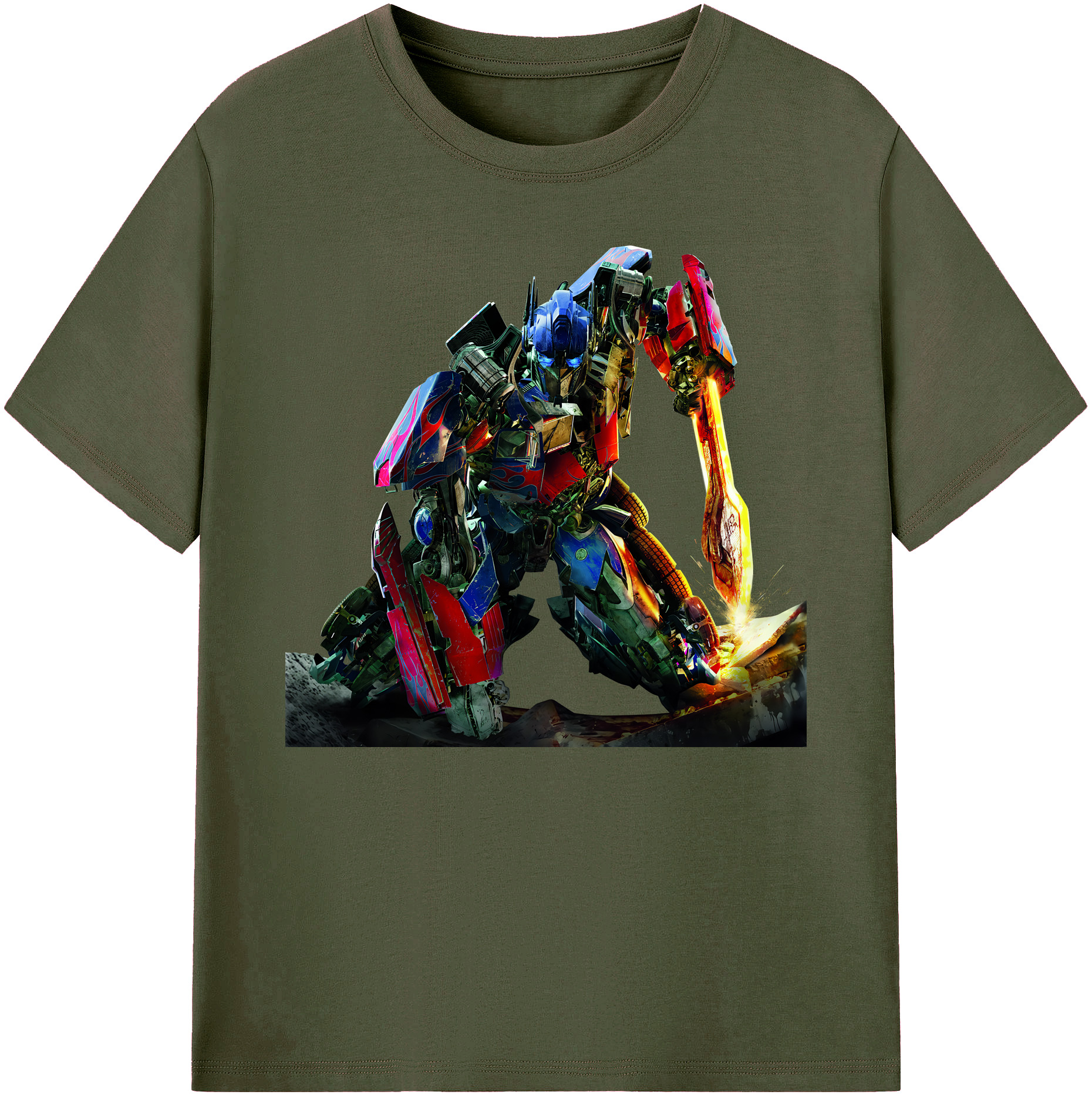 （画像用） Transformers トランスフォーマー 綿100％ メンズ半袖Tシャツ｜肌触りやわらか＆通気性